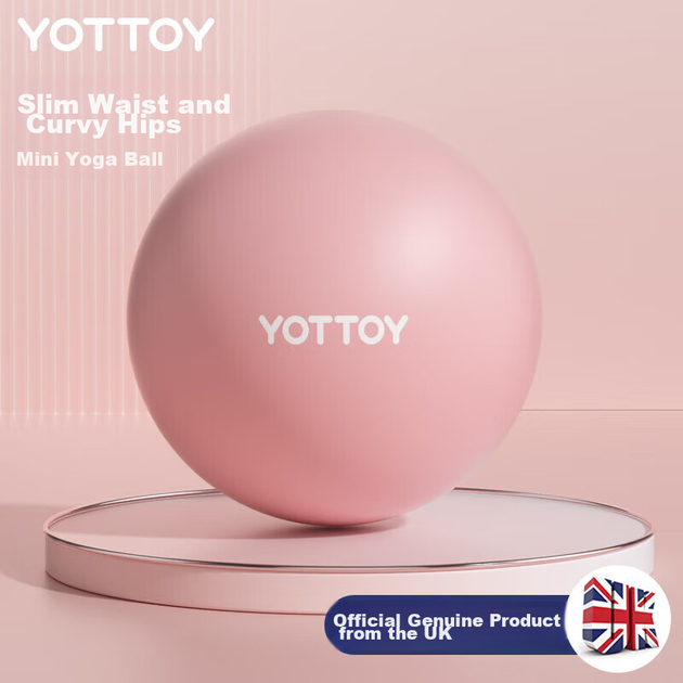М'яч для пілатесу Yottoy, м'яч для йоги, міні-м'яч для фітнесу 25 см, що підвішує, для відновлення м'язів живота та вправ на баланс для жінок - Фото 4 М'яч для пілатесу Yottoy, м'яч для йоги, міні-м'яч для фітнесу 25 см, що підвішує, для відновлення м'язів живота та вправ на баланс для жінок - изображение 4