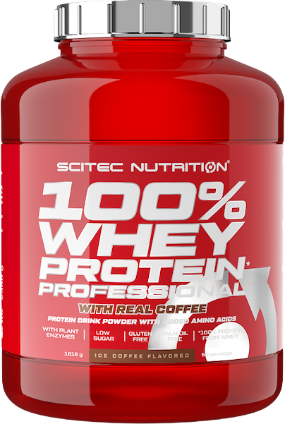 Сироватковий протеїн Scitec Nutrition 100% Whey Protein Prof порошок 1816 г