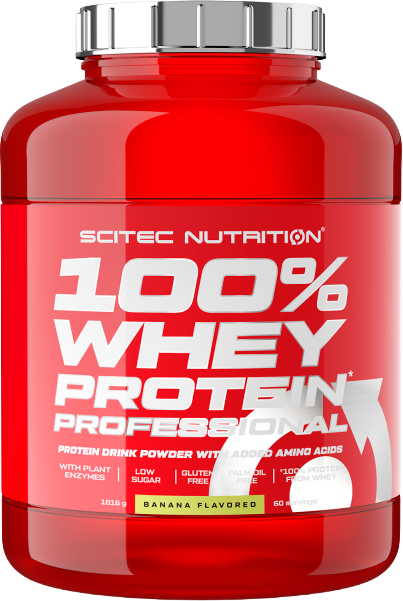 Сироватковий протеїн Scitec Nutrition 100% Whey Protein Prof порошок 1816 г