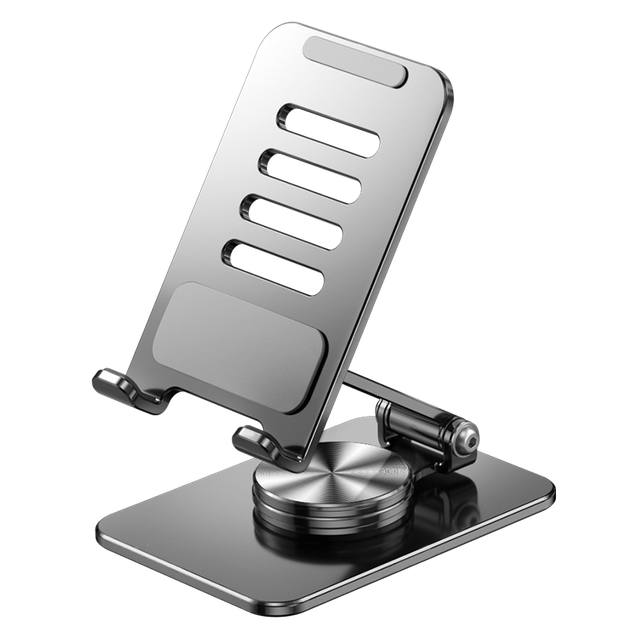 Подставка для телефона Shuotu, настольная подставка для планшета/iPad, прикроватная подставка с вращением на 360° и регулировкой высоты для игр, прямых трансляций, портативный кронштейн для фото- и видеосъемки в офисе. - зображення 4