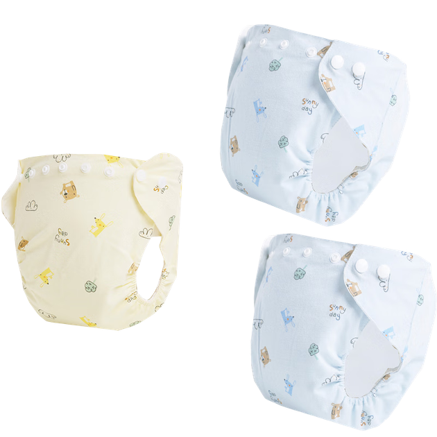 Многоразовые трусики для подгузников Babyprints L (7.5-15 кг), 3 шт - Фото 4 Многоразовые трусики для подгузников Babyprints L (7.5-15 кг), 3 шт - изображение 4