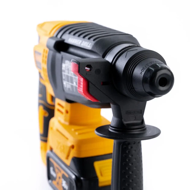 Перфоратор аккумуляторный DeWalt DCH133NT 36 В 6 А·ч бесщеточный SDS-plus 3,3 Дж 5200 уд/мин 1900 об/мин 3 режима 2 аккумулятора с кейсом - изображение 6