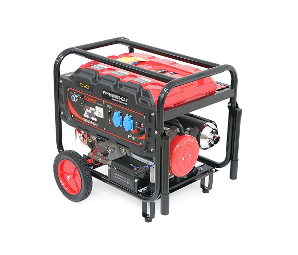 Бензиновий / газовий генератор COVAX EPH10000E2-GAS (1-фазний, 220V, 7.0kW) - зображення 2