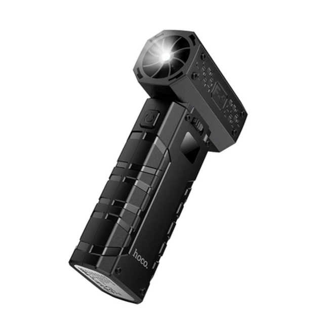 Портативный вентилятор Hoco HX67 Black - Фото 5 Портативный вентилятор Hoco HX67 Black - изображение 5