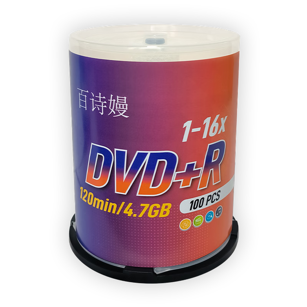 Диски Baishiman DVD+R / Записувані диски, швидкість 16x / 4,7 ГБ чисті диски, записувані диски, оптичні диски, 100 штук у бочці - Фото 4 Диски Baishiman DVD+R / Записувані диски, швидкість 16x / 4,7 ГБ чисті диски, записувані диски, оптичні диски, 100 штук у бочці - зображення 4