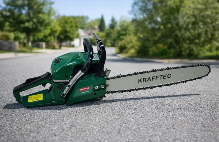 Бензопила Krafftec 6500 Вт 58 см³ цепная с шиной 450 мм и легким запуском - изображение 8