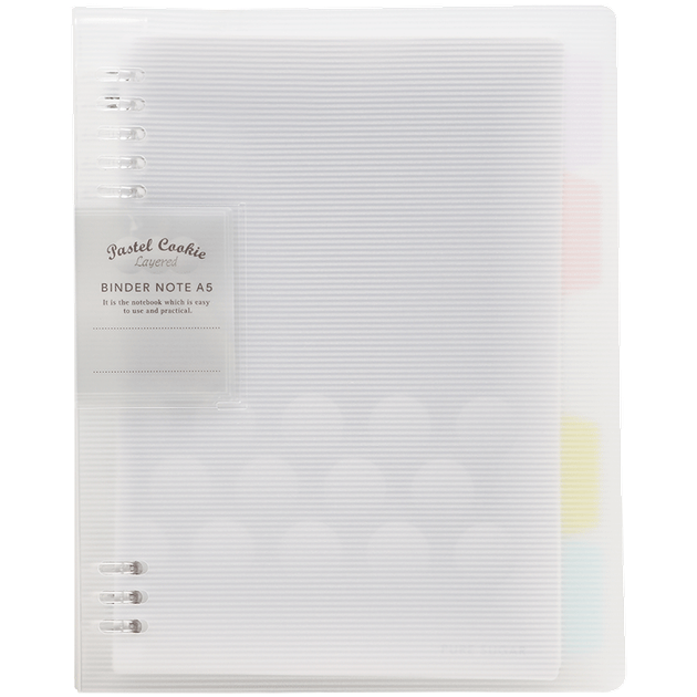 Блокнот KOKUYO Light Color Cookie Soft Light формата A5 с отрывными листами, большой вместимостью, 5 цветными разделителями, 40 листов, прозрачный WSG-RUYP62T - Фото 4 Блокнот KOKUYO Light Color Cookie Soft Light формата A5 с отрывными листами, большой вместимостью, 5 цветными разделителями, 40 листов, прозрачный WSG-RUYP62T - изображение 4