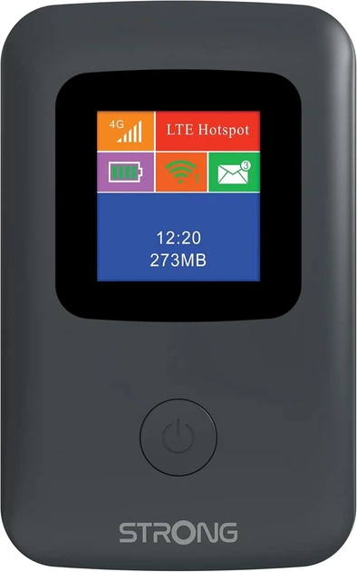 Мобильный маршрутизатор Wi-Fi STRONG 4GMIFI150D Черный (102205454) - Уценка - Фото 1 Мобильный маршрутизатор Wi-Fi STRONG 4GMIFI150D Черный (102205454) - Уценка - изображение 1