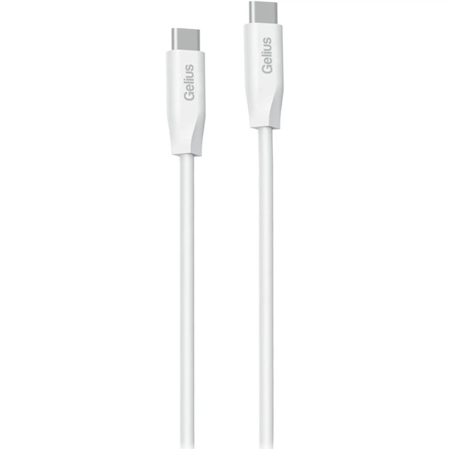 Мережевий зарядний пристрій Gelius Merge GP-HC060 GAN USB+Type-C 35W (QC/PD/PPS) + кабель Gelius One GP-UCN012 Type-C to Type-C (1m)(3A 60W) White - изображение 10