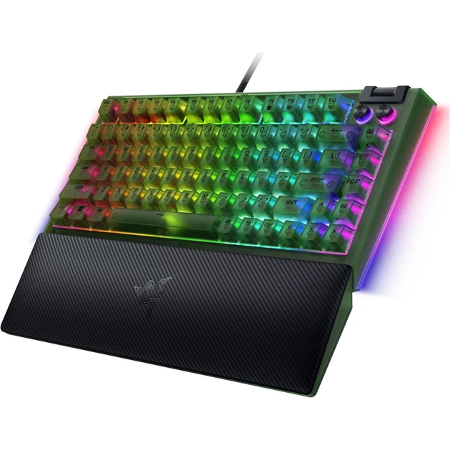 Клавиатура Razer BlackWidow V4 75% Phantom Green (RZ03-05003300-R3M1) - изображение 3