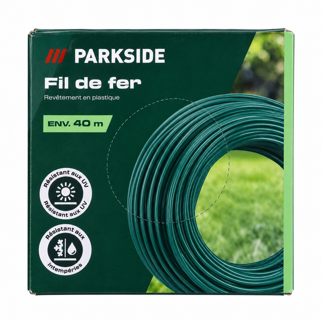 Садовая проволока для подвязки растений PARKSIDE, 40 м, с пластиковым покрытием - изображение 2