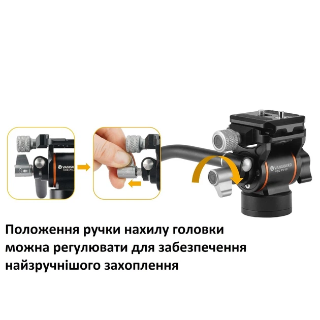 Штатив Vanguard карбоновый 4 секции 151 см черный - изображение 11