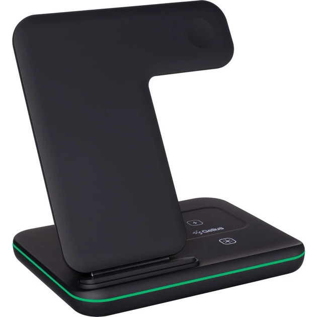 Бездротовий зарядний пристрій Gelius 3in1 15W GP-AWC01 Black - зображення 10