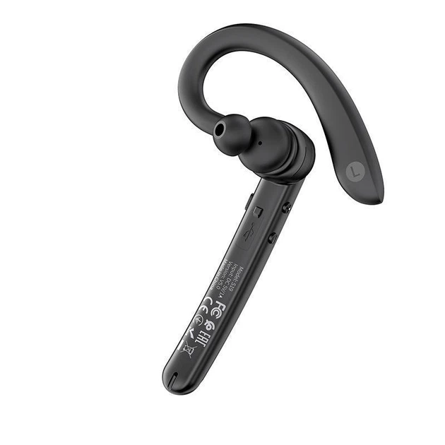 Bluetooth гарнітура HOCO S19 Heartful ENC Metal із подвійним мікрофоном та шумозаглушенням Сіра - Фото 4 Bluetooth гарнітура HOCO S19 Heartful ENC Metal із подвійним мікрофоном та шумозаглушенням Сіра - зображення 4