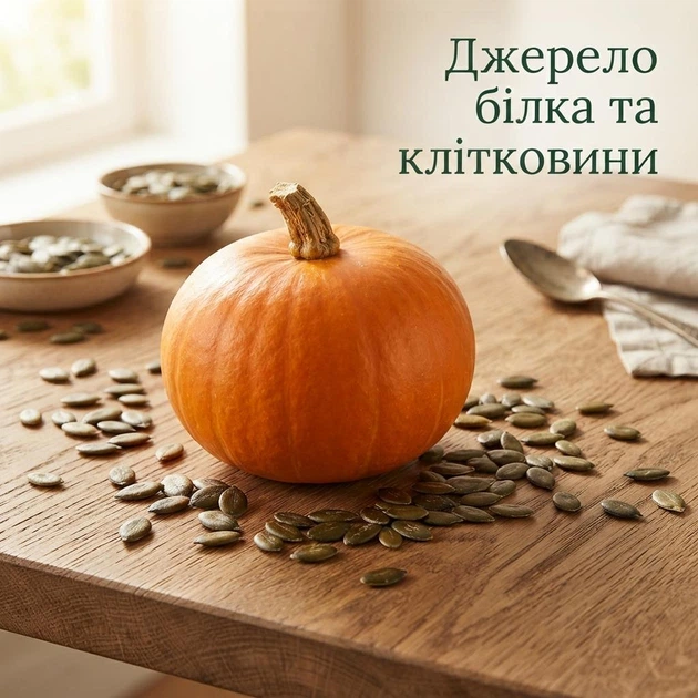 Насіння гарбуза очищене Alesto Pestki dyni 200 г Гарбузове насіння Alesto — корисний суперфуд - зображення 5