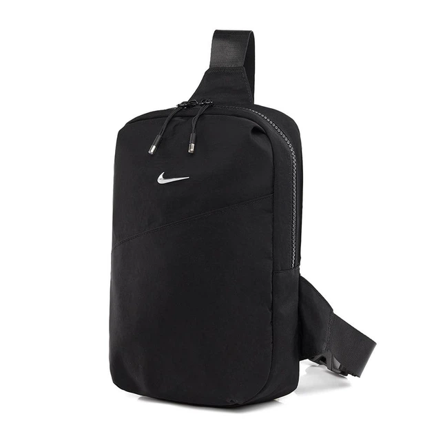 Сумка унисекс Nike через плечо, черная NIK-012-BLK - Фото 11 Сумка унисекс Nike через плечо, черная NIK-012-BLK - изображение 11