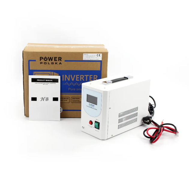 Інвертор-ДБЖ Power Polska HB2024 1600 Вт / 2000 ВА 24 В, чиста синусоїда, AVR, LCD-дисплей - зображення 7