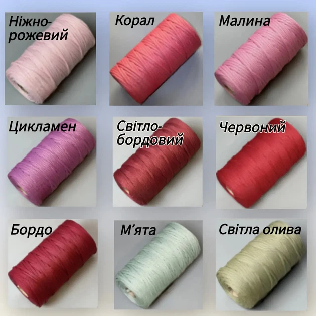 Женская сумка ручной работы из шнура Classic - изображение 6