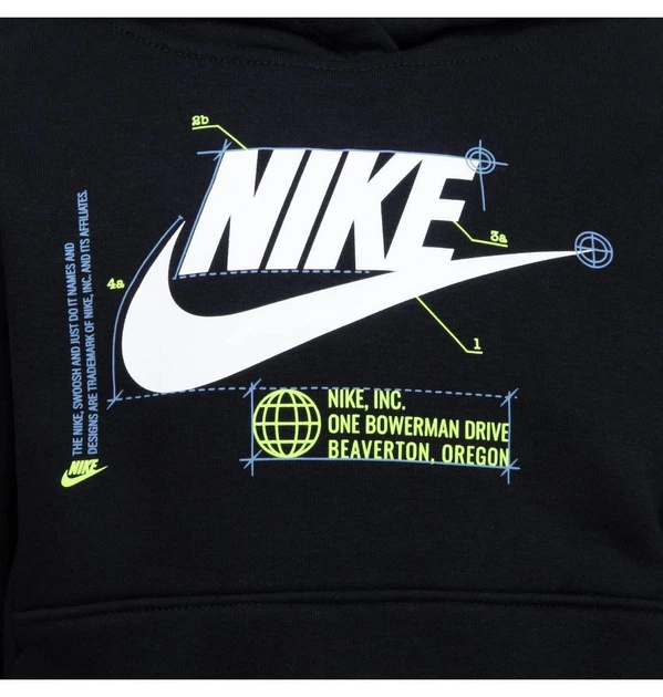Спортивный костюм детский Nike Tuta Futa Po 3 Черный 86M350-023 - Фото 4 Спортивный костюм детский Nike Tuta Futa Po 3 Черный 86M350-023 - изображение 4
