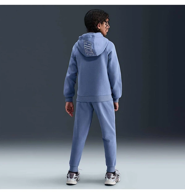 Спортивний костюм дитячий Nike Club Flc Hdy Blue L Синій HQ9318-499 - зображення 7