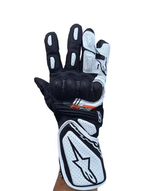 Мотоперчатки Alpinestars SP-8 V3 чорно білі Xl - Фото 3 Мотоперчатки Alpinestars SP-8 V3 чорно білі Xl - изображение 3