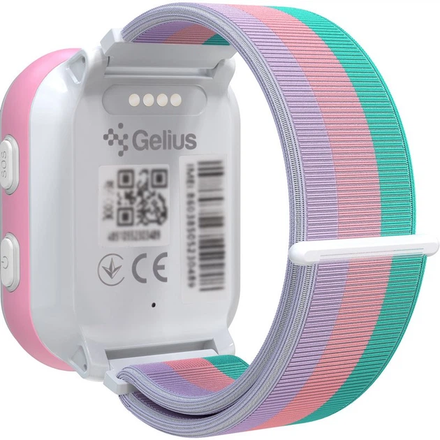 Дитячий смарт годинник Gelius Rainbow (GP-PK008) з GPS/4G White - зображення 7