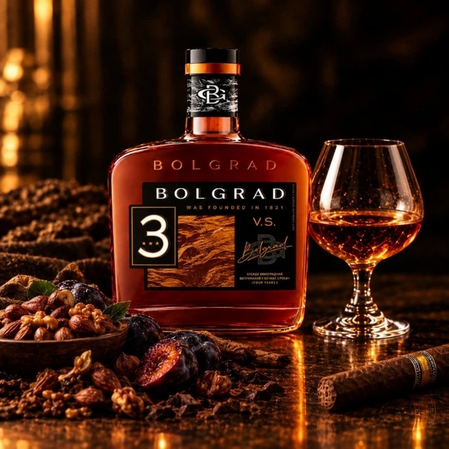 Бренди Bolgrad VS 3 года выдержки 0.5 л 40% (4820197566563) - Фото 2 Бренди Bolgrad VS 3 года выдержки 0.5 л 40% (4820197566563) - изображение 2