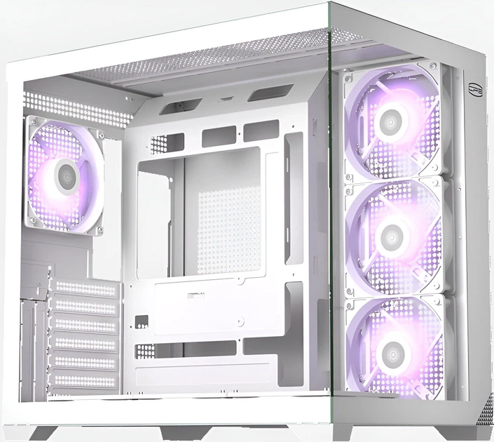 Корпус PcCOOLER CPS C3 T700 ARGB WH белый ATX/Micro ATX/Mini ITX без БП Белый (C3 T700 ARGB WH) - изображение 2