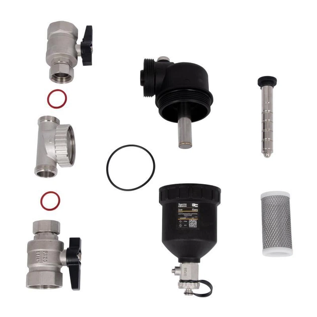 Фільтр-дешламатор Thermo Alliance Forte 1 1/4", поворотний (магнітний шламоуловник) TAF400G32 - зображення 8