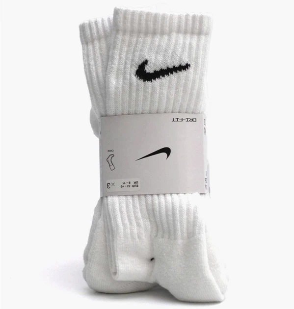 Носки Nike U Nk V Cush Crew - 3P Value 38-42 Белый SX4508-101 - Фото 1 Носки Nike U Nk V Cush Crew - 3P Value 38-42 Белый SX4508-101 - изображение 1