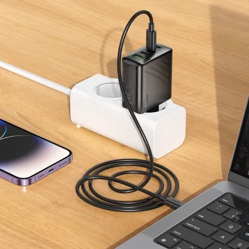 МЗП HOCO CS27A Supply PD67W(3C1A) charger(EU) black - Фото 7 МЗП HOCO CS27A Supply PD67W(3C1A) charger(EU) black - изображение 7