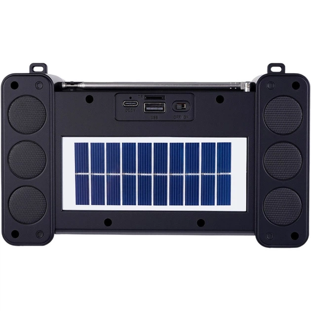 Акустична система NEWVEW NV-9172 Solar Panel/BT/USB/TF/FM Orange (NWVW-NV-9172-OR) - Фото 2 Акустична система NEWVEW NV-9172 Solar Panel/BT/USB/TF/FM Orange (NWVW-NV-9172-OR) - изображение 2