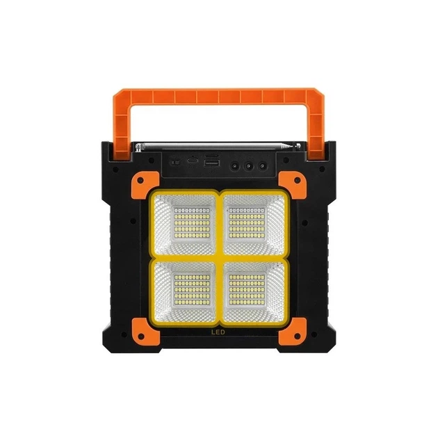 Акустична система NEWVEW NV-9153 Solar Panel/BT/USB/TF/FM Orange (NWVW-NV-9153-OR) - изображение 2