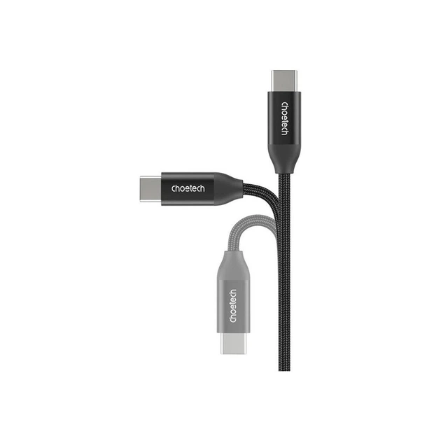 Дата кабель USB-C to USB-C 1.2m USB 3.1 Gen2 240W (50V/5A) Choetech (XCC-1035) - Фото 3 Дата кабель USB-C to USB-C 1.2m USB 3.1 Gen2 240W (50V/5A) Choetech (XCC-1035) - изображение 3