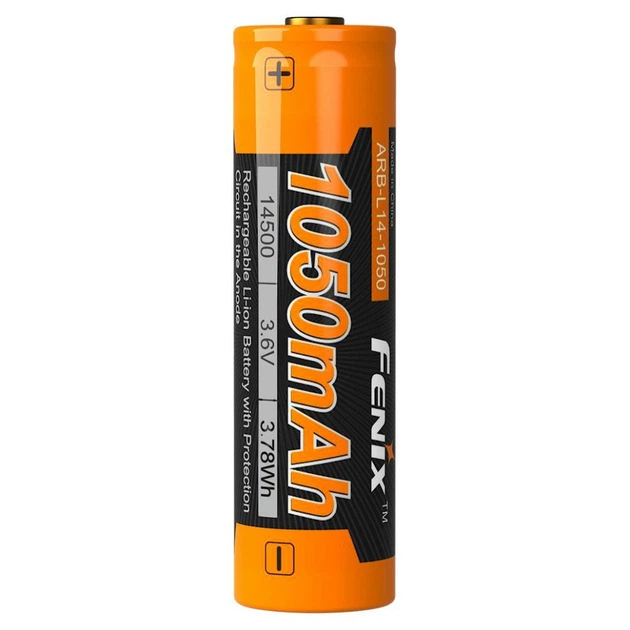 Акумулятор Fenix 14500 1050 mAh (ARB-L14-1050) - Фото 1 Акумулятор Fenix 14500 1050 mAh (ARB-L14-1050) - изображение 1