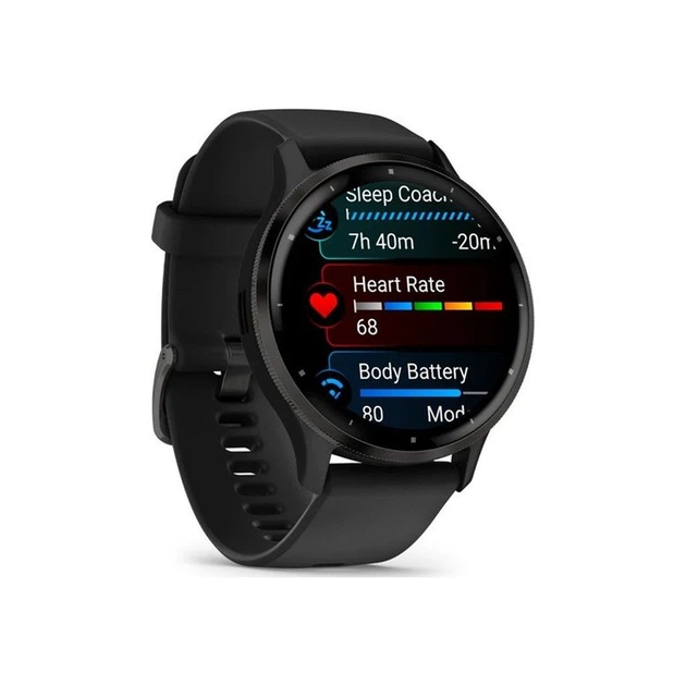 Смарт-годинник Garmin Venu 3, Black + Slate, GPS (010-02784-01) - изображение 3