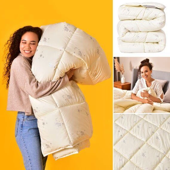 Одеяло шерстяное зимнее Sei Design Cashmere Premium 175х210 см, 300 г/м2, наполнитель натуральная овечья шерсть, тёплое и дышащее, - изображение 6