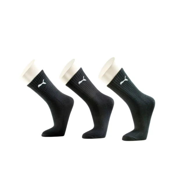 Шкарпетки PUMA 3 Pack 88035501*AW25 35/38, чорний - Фото 1 Шкарпетки PUMA 3 Pack 88035501*AW25 35/38, чорний - зображення 1