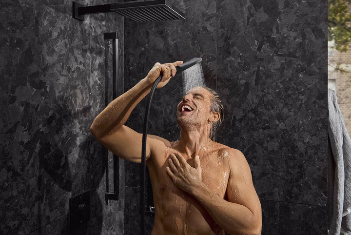 Ручной душ Hansgrohe Pulsify E 1jet EcoSmart matt black 24320670 - изображение 6