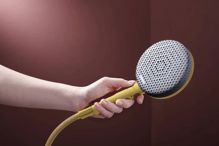 Ручной душ Hansgrohe Raindance Alive Select S EcoSmart polished gold optic 24511990 - изображение 2