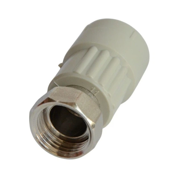 Муфта переходная полипропиленовая Formul 32x3/4" В с накидной гайкой (FR-01FT-HNP-320034) - Фото 5 Муфта переходная полипропиленовая Formul 32x3/4" В с накидной гайкой (FR-01FT-HNP-320034) - изображение 5