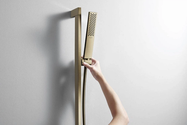 Ручной душ Hansgrohe Pulsify E 1jet EcoSmart brushed bronze 24320140 - изображение 2