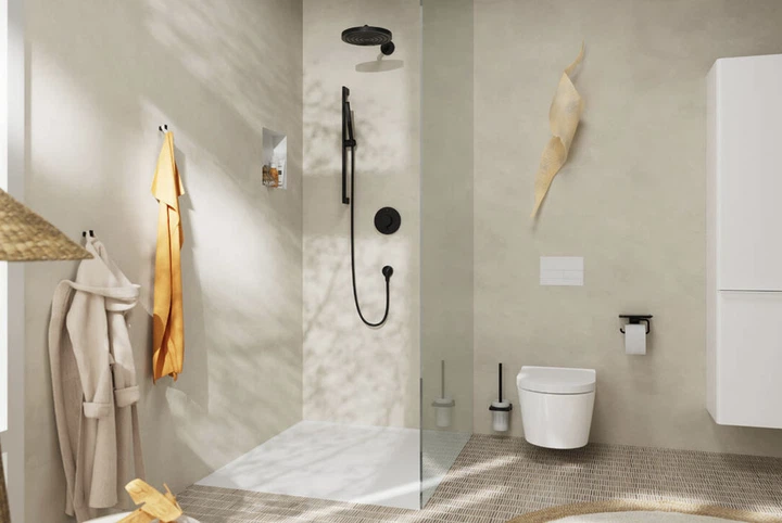 Ручной душ Hansgrohe Pulsify S EcoSmart matt black 24125670 - Фото 5 Ручной душ Hansgrohe Pulsify S EcoSmart matt black 24125670 - изображение 5