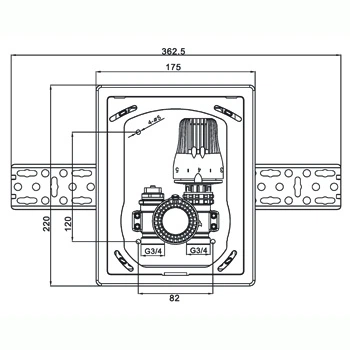 Модуль контроля температуры водяного пола Tervix Pro Line Control Box R2 (321022) - Фото 5 Модуль контроля температуры водяного пола Tervix Pro Line Control Box R2 (321022) - изображение 5