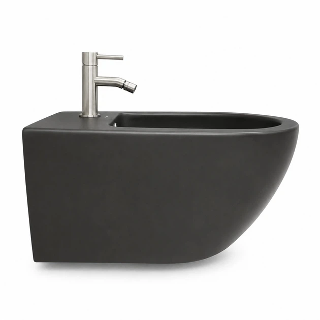 Підвісне біде VBI VULCANO BLACK MATT - Фото 4 Підвісне біде VBI VULCANO BLACK MATT - изображение 4