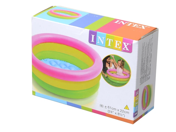 Детский бассейн с надувным дном «Рассвет» INTEX (57107) - изображение 3