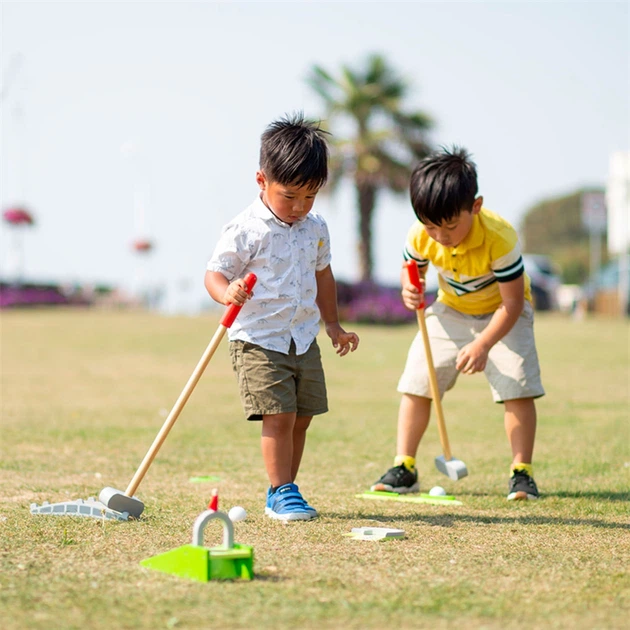 Zestaw do zabawy Bigjigs Toys Szalony golf BJ411 (691621724118) - obraz 2
