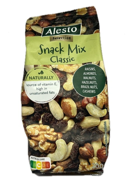 Суміш горіхів Alesto Snack Mix Classic 200 г - Фото 1 Суміш горіхів Alesto Snack Mix Classic 200 г - зображення 1
