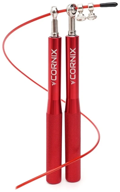Скакалка швидкісна для кросфіту Cornix Speed Rope XR-0158 Red (LFXR-0158) - Фото 1 Скакалка швидкісна для кросфіту Cornix Speed Rope XR-0158 Red (LFXR-0158) - изображение 1