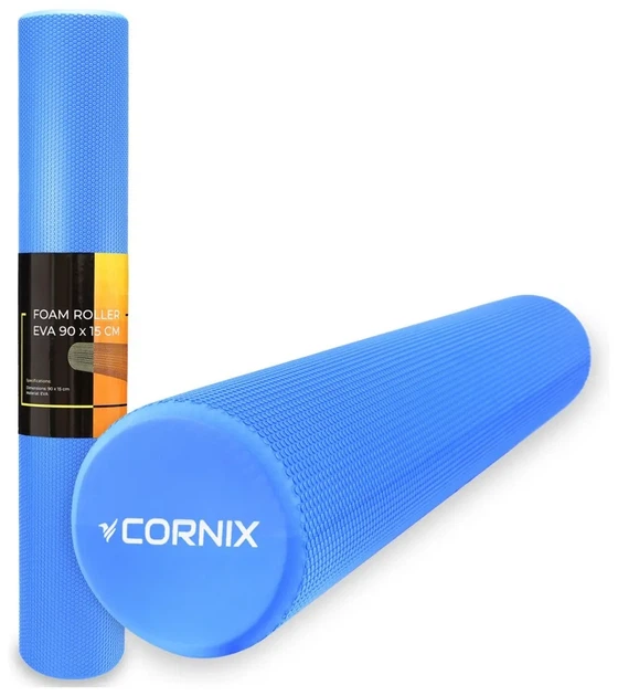 Масажний ролик Cornix EVA+ 90 x 15 см (валик, ролер) XR-0314 Navy Blue (LFXR-0314) - Фото 1 Масажний ролик Cornix EVA+ 90 x 15 см (валик, ролер) XR-0314 Navy Blue (LFXR-0314) - зображення 1